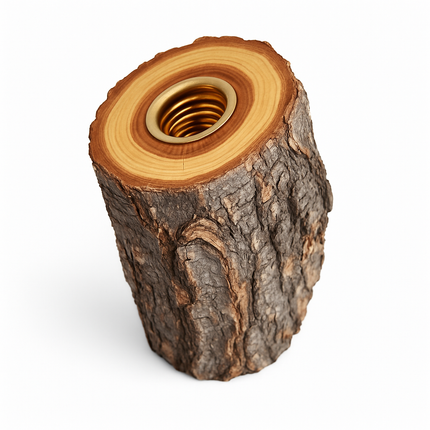 Applique murale décor tronc d'arbre naturel — LZ4X9QJ