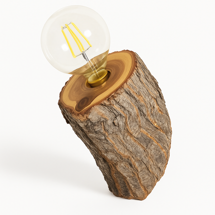 Applique murale décor tronc d'arbre naturel — LZ4X9QJ