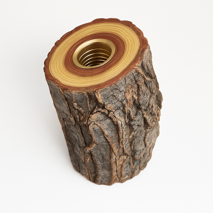 Applique murale décor tronc d'arbre naturel — LZ4X9QJ