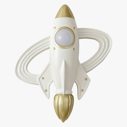 Applique murale LED fusée spatiale avec télécommande pour chambre enfant — LZ4X9Q2