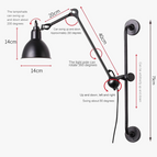 Rouge grand - 118 cm / Blanc froid (5500-7000K) / Avec prise