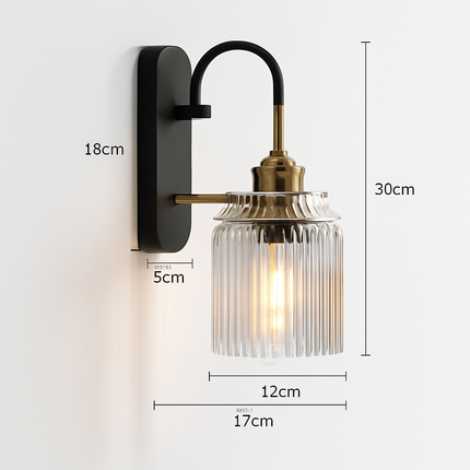 Applique murale style industriel rétro nordique pour couloir et allée — LZ4X9P2