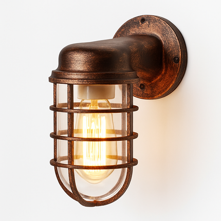 Applique murale LED étanche style industriel rétro pour extérieur — LZ4X9P2