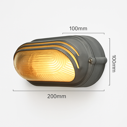 Applique murale LED étanche style industriel rétro pour extérieur — LZ4X9P2