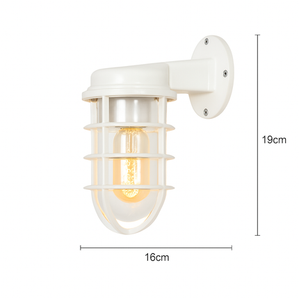 Applique murale LED étanche style industriel rétro pour extérieur — LZ4X9P2