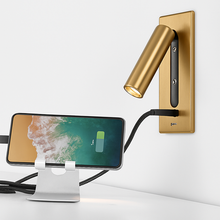 Applique murale LED 3W avec port USB intégrée 110-240V — LZ4X9P2