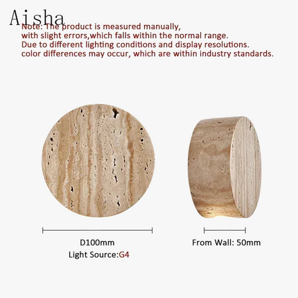 Applique murale en pierre naturelle style wabi sabi japonais pour intérieur — LZ4X9T2
