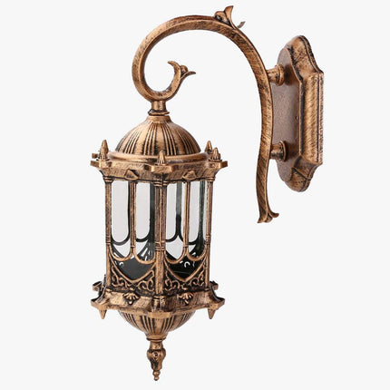 Applique murale lanterne rustique en aluminium étanche — LZ4G7T9