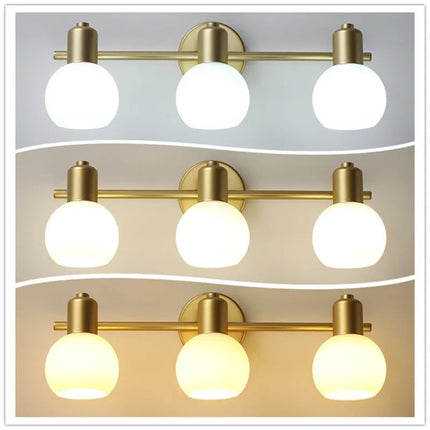 Applique murale LED triple tête avec lumière chaude, froide et blanche — LZ4X9P