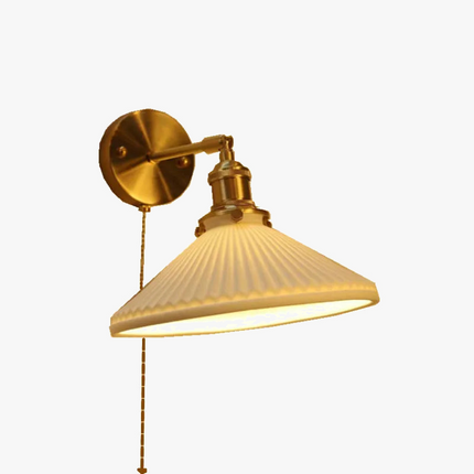 Applique murale LED style antique avec interrupteur à tirette — LZ4Q7M2