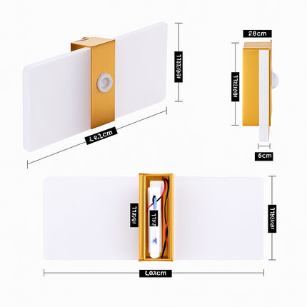 Applique murale LED avec détecteur de mouvement pour intérieur — LZ4X9T2