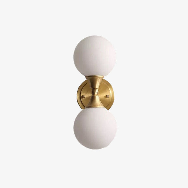 Applique murale LED avec deux boules en verre Delly