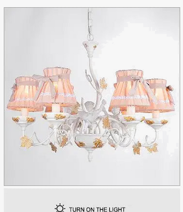 Applique murale LED avec housse en tissu et nœud pour chambre enfant — LZ4X9B