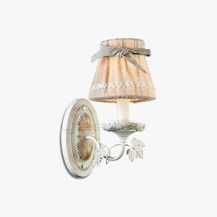 Applique murale LED avec housse en tissu et nœud pour chambre enfant — LZ4X9B