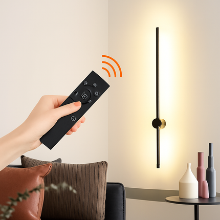 Applique murale LED moderne avec télécommande et variateur — LZ4X9P2