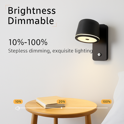 Applique murale LED réglable avec variateur tactile Aisilan — LZ4P9XQ