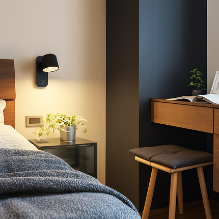 Applique murale LED réglable avec variateur tactile Aisilan — LZ4P9XQ