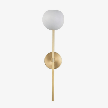 Applique murale LED avec baton doré et boule en verre — LZ4X9P2