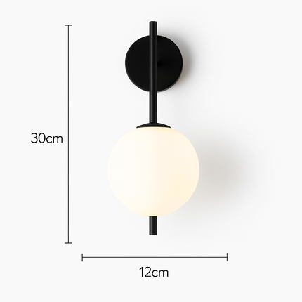 Applique murale LED boule de verre pour salon et chambre 7W G9 — LZ4X9Q2