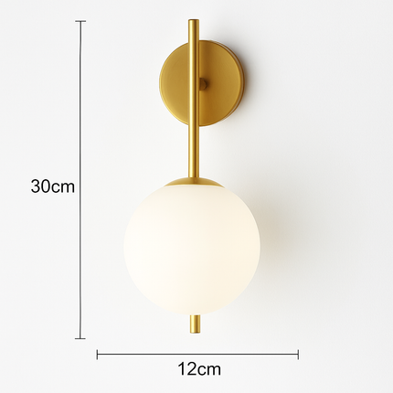 Applique murale LED boule de verre pour salon et chambre 7W G9 — LZ4X9Q2