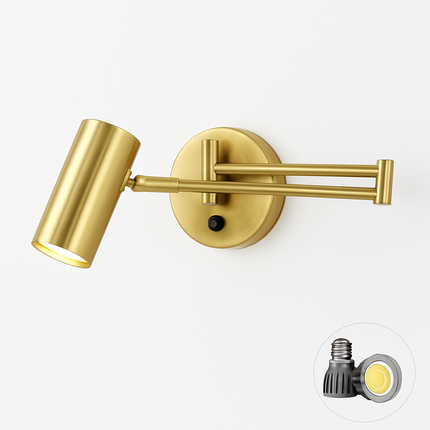 Applique murale LED à bras long pivotant avec capteur tactile — LZ4X9Q2