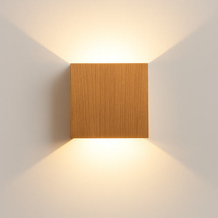Applique murale LED carrée en aluminium pour décoration artistique — LZ4X9P2