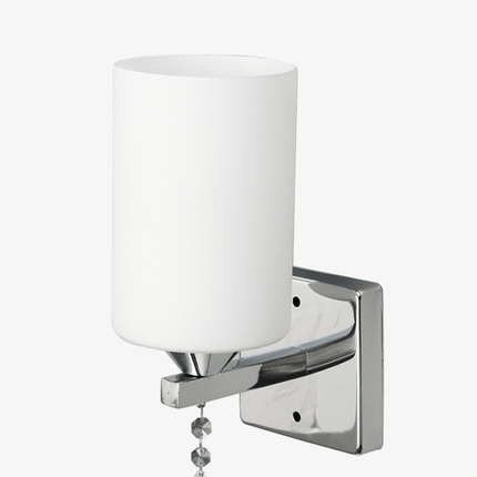 Applique murale LED chromée avec abat-jour cylindrique — LZ4X9P2