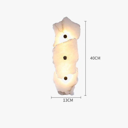 Applique murale LED design feuilles marbre pour hôtel de luxe — LZ4XJ9