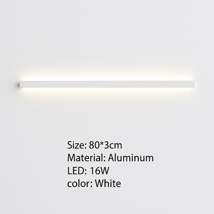 Applique murale LED cuboïde en aluminium avec télécommande et variateur — LZ7QX2