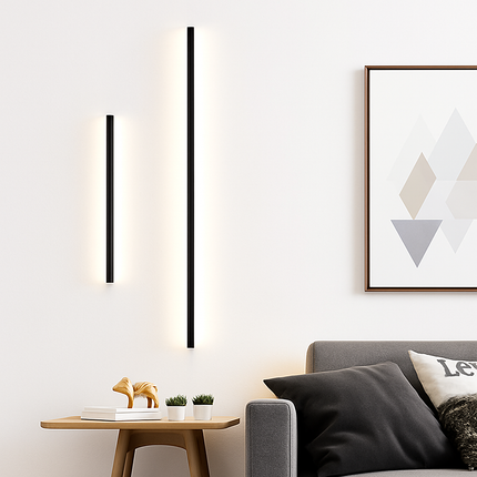 Applique murale LED cuboïde en aluminium avec télécommande et variateur — LZ7QX2