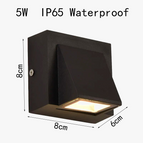 6W noir / Blanc chaud (2700-3500K)