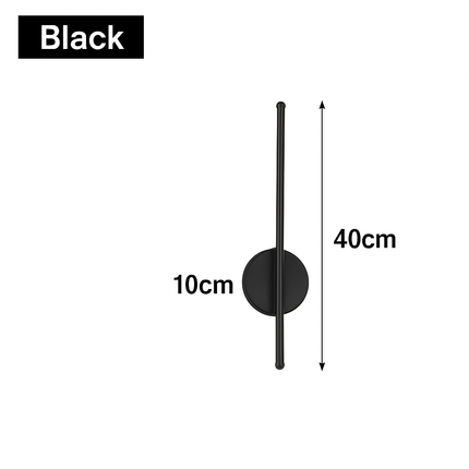 Applique murale LED intérieure finition or et noir — LZ4X9T1