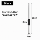 A Noir 60cm 12w / Lumière neutre