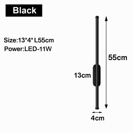 Applique murale LED intérieure finition or et noir — LZ4X9T1