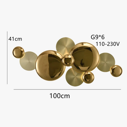 Grande applique murale LED pour éclairage d’intérieur — LZ4X9T
