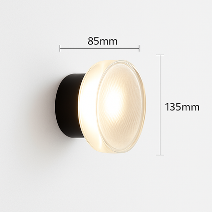 Applique murale LED ronde dorée au design moderne et luxueux — LZ4X9P2