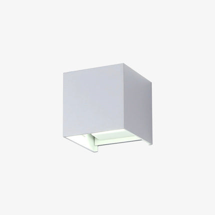 Applique murale LED cube design en noir, blanc ou gris — LZ4X9T1