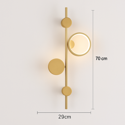 Applique murale LED en métal au design moderne pour décoration — LZ4X9Q7