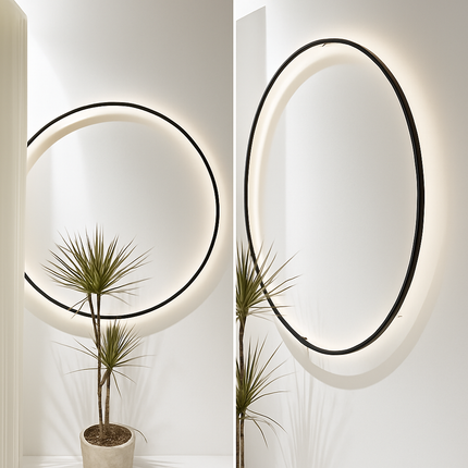 Applique murale LED ronde style nordique avec prise USB intégrée — LZ4X9T2