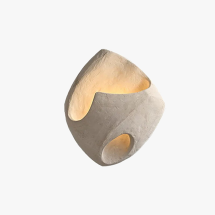 Applique murale LED en ciment style nordique Wabi Sabi — LZ4D7Q2
