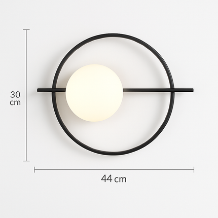 Applique murale LED nordique dorée avec ampoule G9 9W — LZ4M7XQ