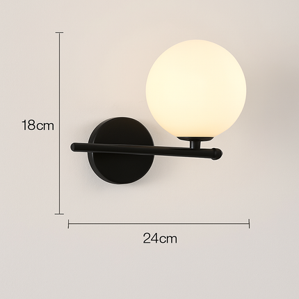 Applique murale LED nordique dorée avec ampoule G9 9W — LZ4M7XQ