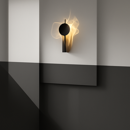 Applique murale LED en acier inoxydable au design science-fiction — LZ4X9QJ