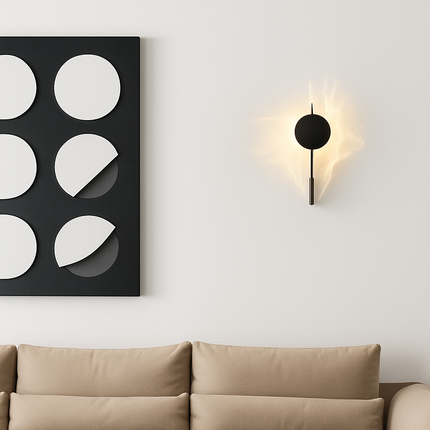 Applique murale LED en acier inoxydable au design science-fiction — LZ4X9QJ