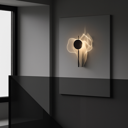Applique murale LED en acier inoxydable au design science-fiction — LZ4X9T