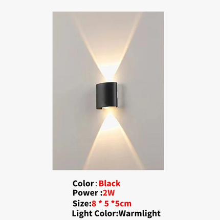 Applique murale LED en aluminium moderne — LZ4FJ9Q