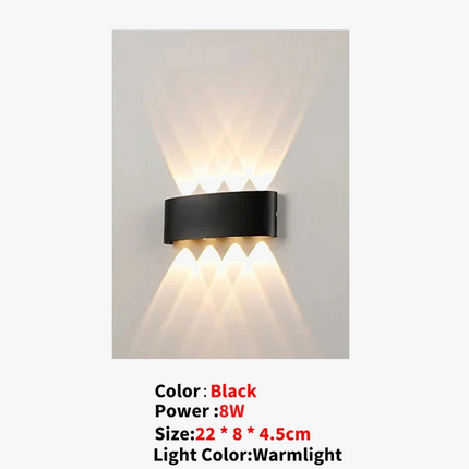 Applique murale LED en aluminium moderne — LZ4FJ9Q