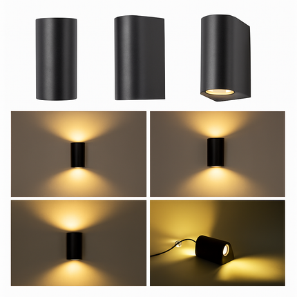 Applique murale LED en aluminium étanche pour intérieur et extérieur — LZ4X9P