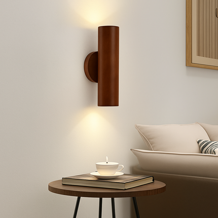 Applique murale LED en bois massif au design nordique — LZ4X9J