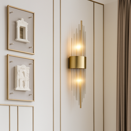 Applique murale LED en cristal transparent — LZ4X9T2